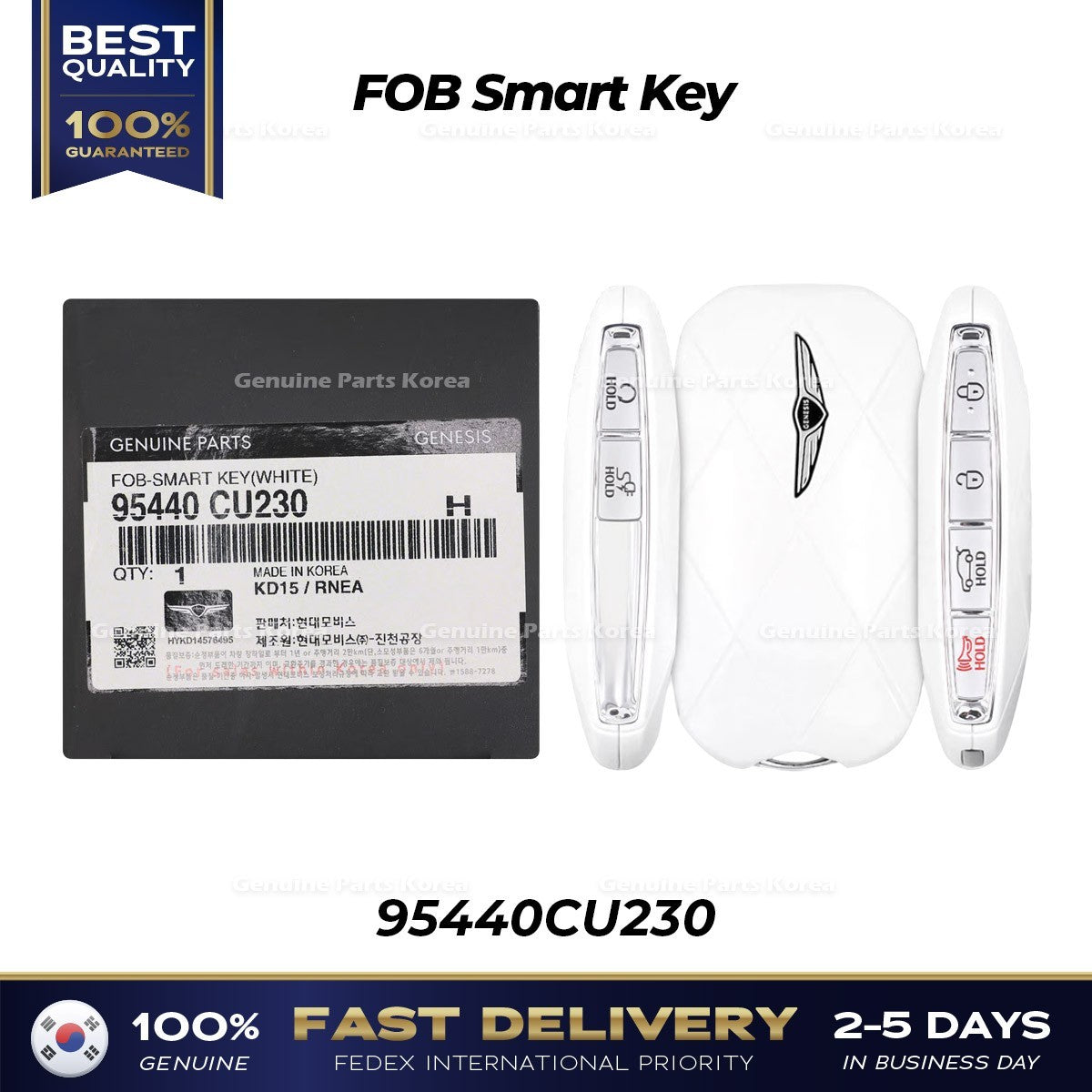 Genuine FOB Smart Key 95440CU230 for Hyundai Genesis GV60