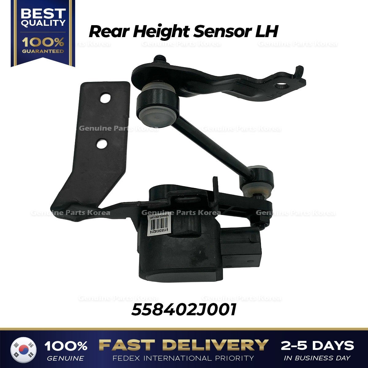 Genuine Rear Height Sensor LH 558402J001 for Kia Mohave