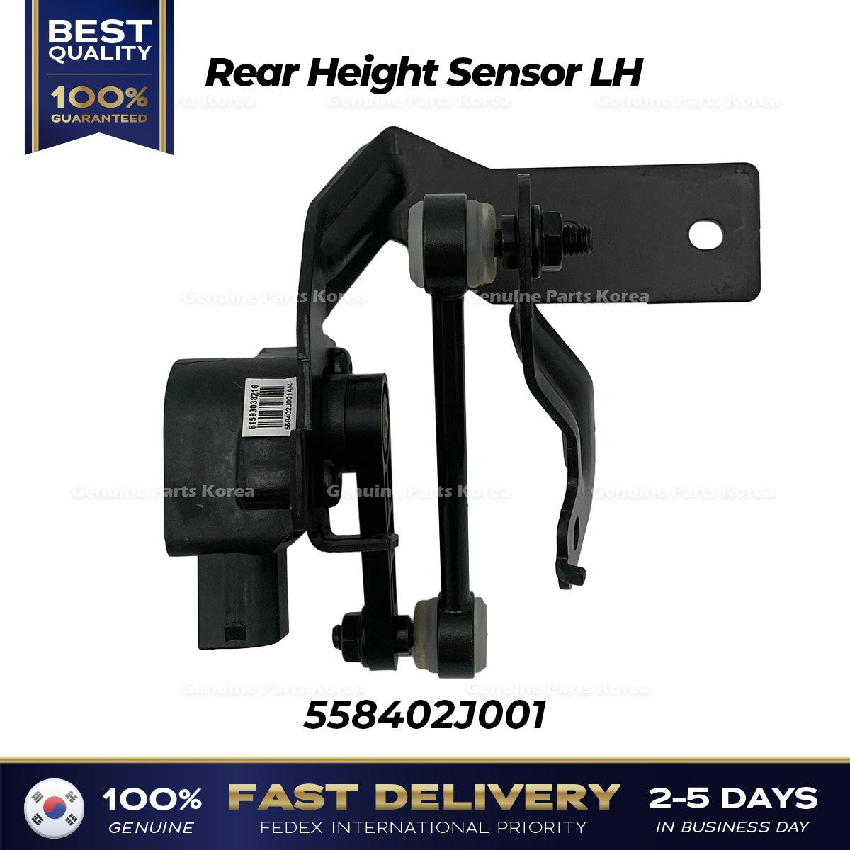 Genuine Rear Height Sensor LH 558402J001 for Kia Mohave