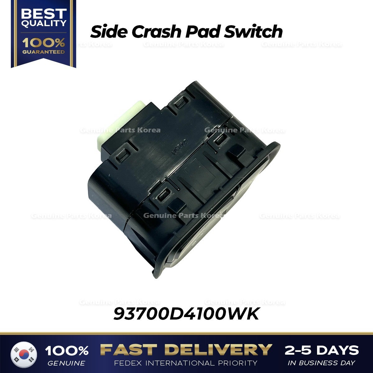 Genuine Side Crash Pad Switch 93700D4100WK for Kia Optima