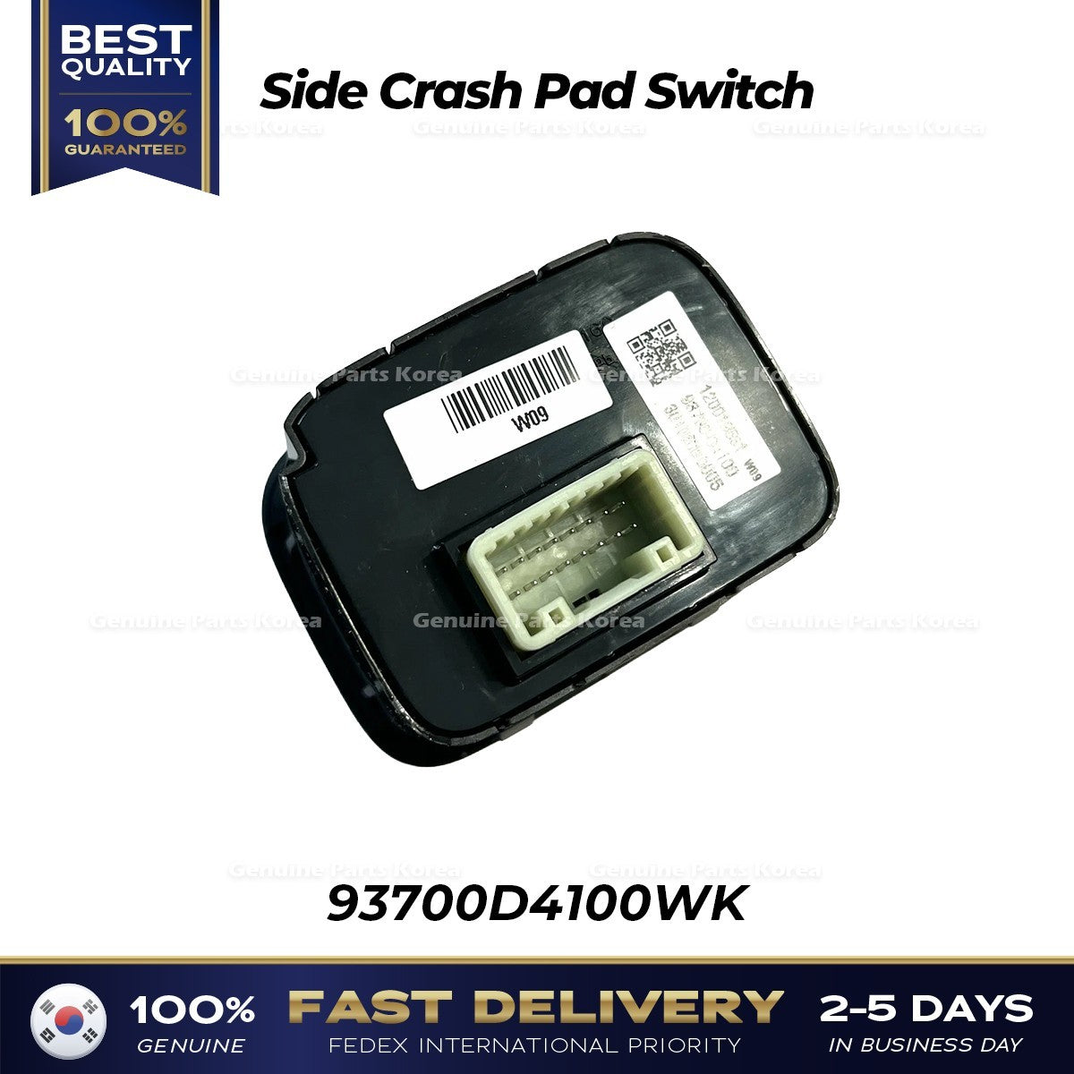 Genuine Side Crash Pad Switch 93700D4100WK for Kia Optima