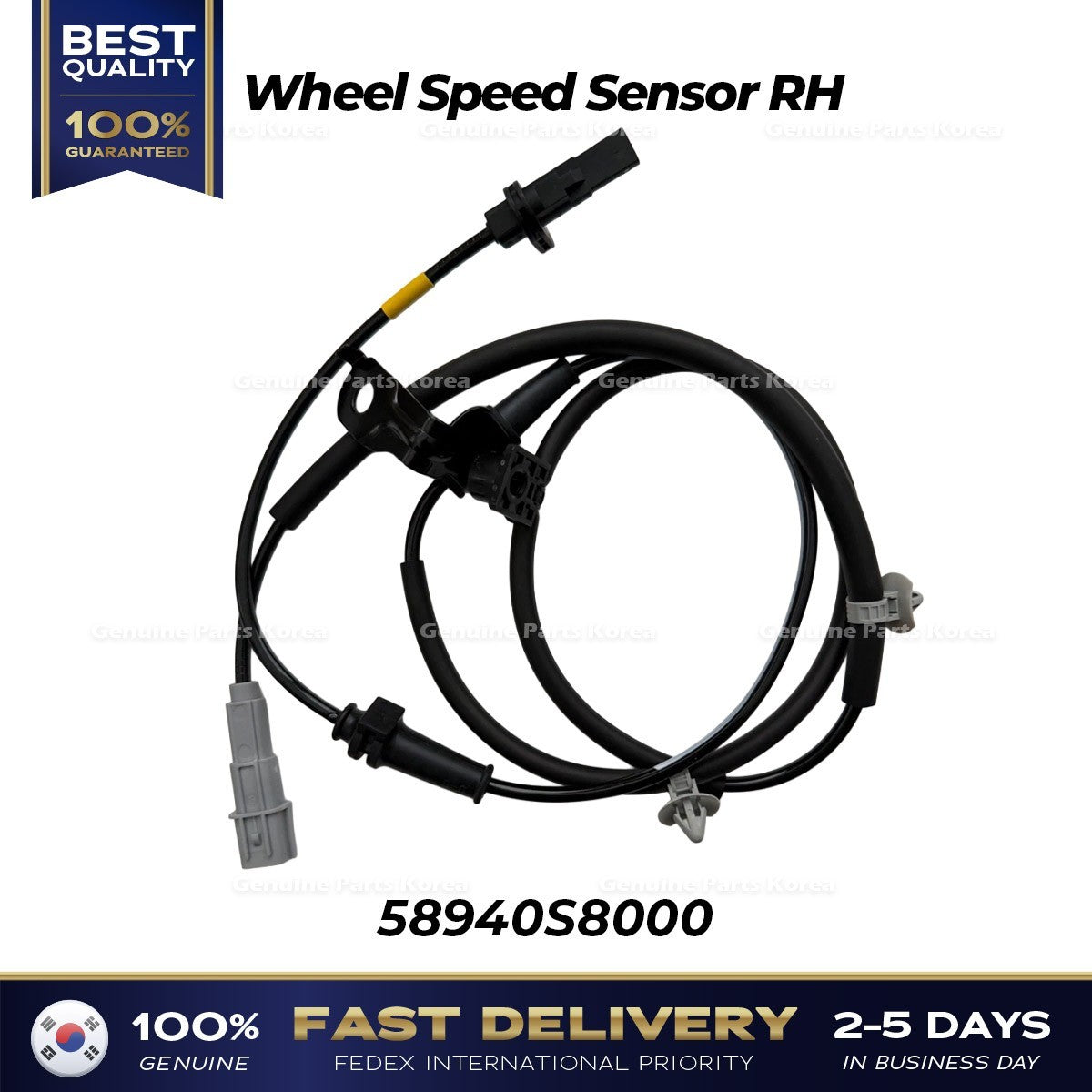 Genuine Wheel Speed Sensor RH 58940S8000 for Hyundai Palisade