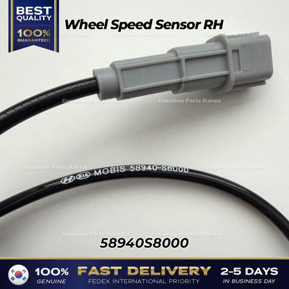 Genuine Wheel Speed Sensor RH 58940S8000 for Hyundai Palisade