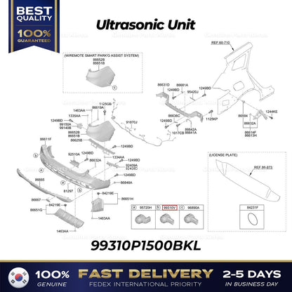 Genuine Ultrasonic Unit 99310P1500BKL for Kia Sportage