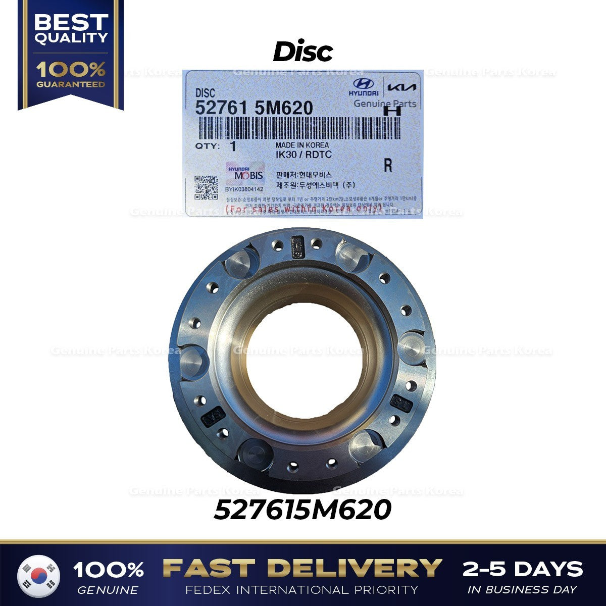 Genuine Disc 527615M620 for Hyundai Mighty