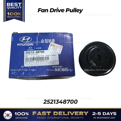 Genuine Fan Drive Pulley 2521348700 for Hyundai Mighty