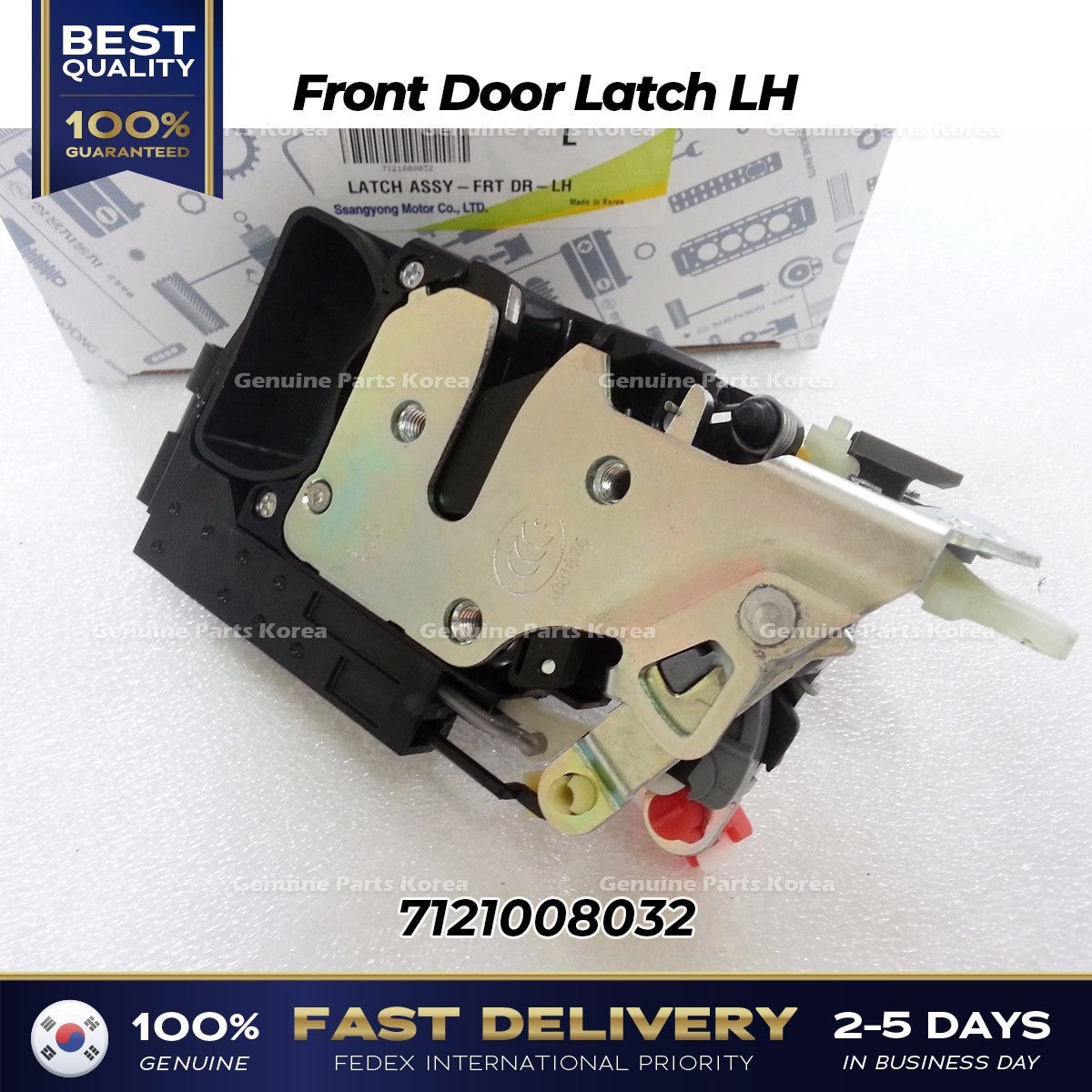 Genuine Front Door Latch LH 7121008032 for Ssangyong Rexton