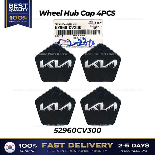 Genuine Wheel Hub Cap 4PCS 52960CV300 for Kia EV6