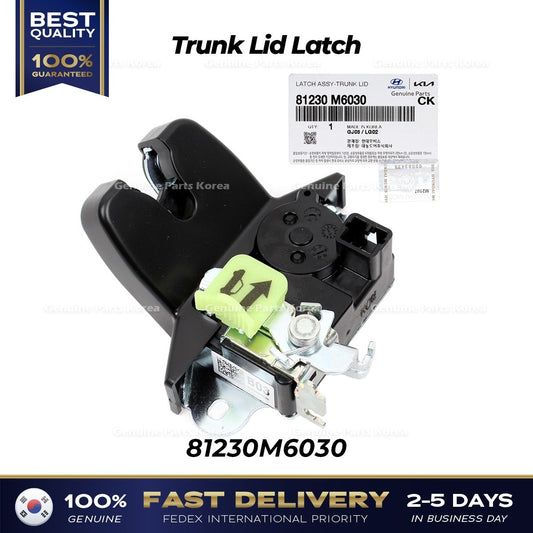 Genuine Trunk Lid Latch 81230M6030 for Kia Forte