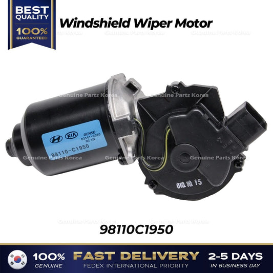 Genuine Windshield Wiper Motor 98110C1950 for Hyundai Kona Sonata