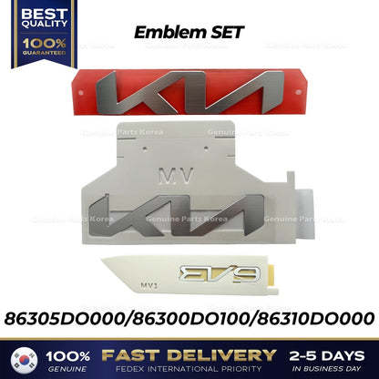 Genuine Emblem SET 86305DO000 86300DO100 86310DO000 for Kia EV9