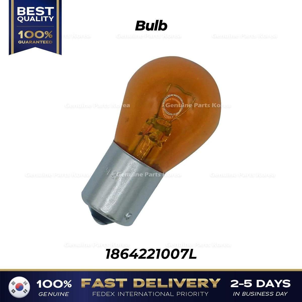 Genuine Bulb 1864221007L for Hyundai Kia