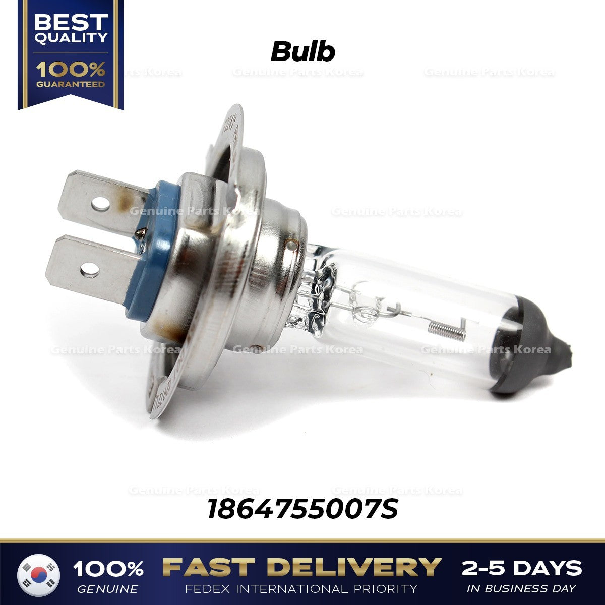 Genuine Bulb 1864755007S for Hyundai Kia