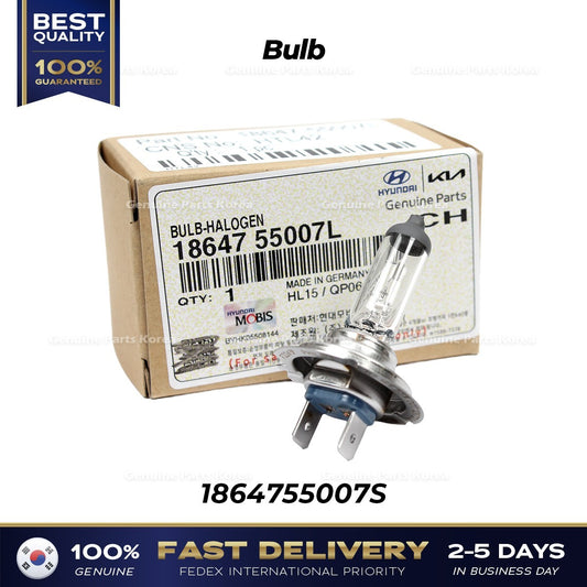 Genuine Bulb 1864755007S for Hyundai Kia
