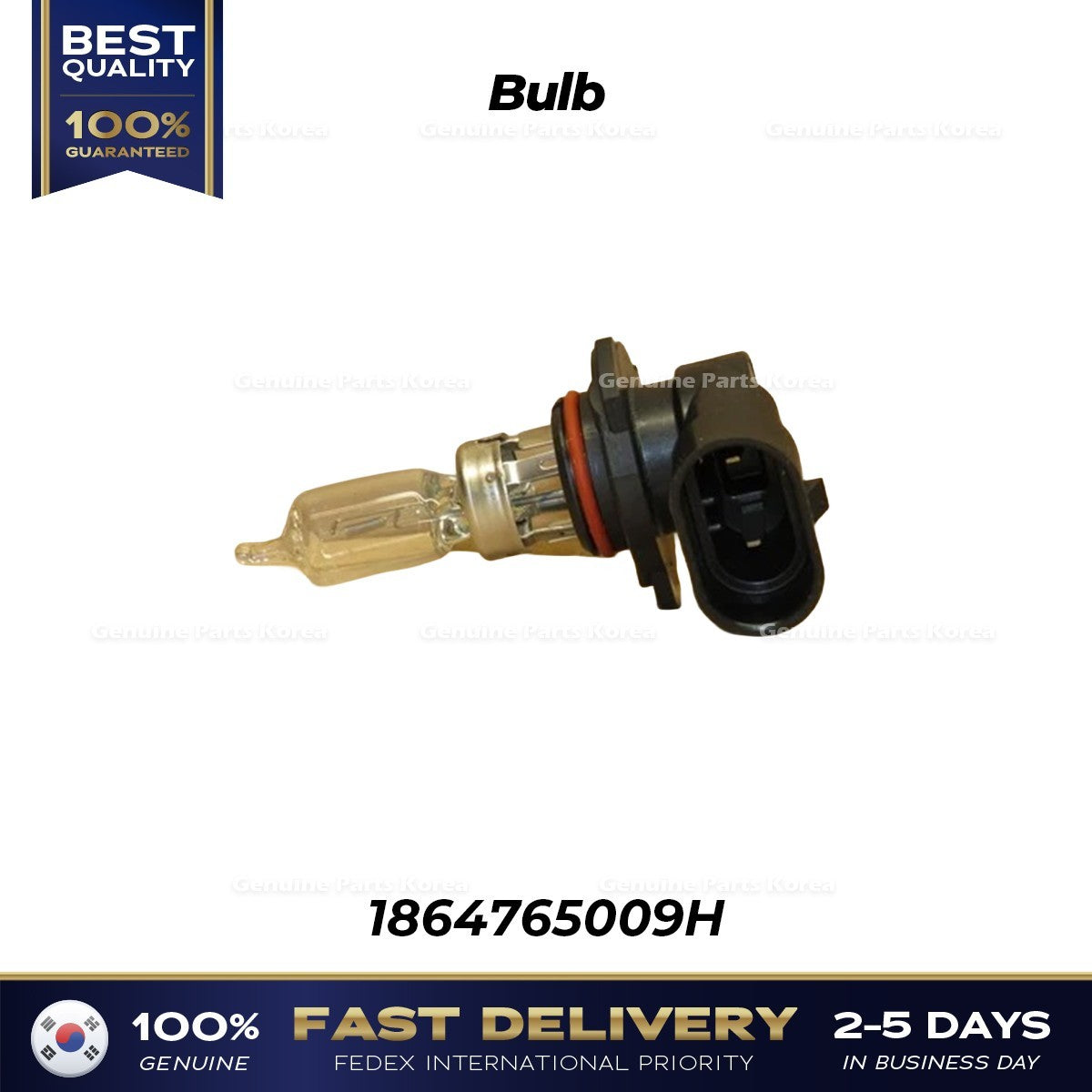 Genuine Bulb 1864765009H for Hyundai Kia