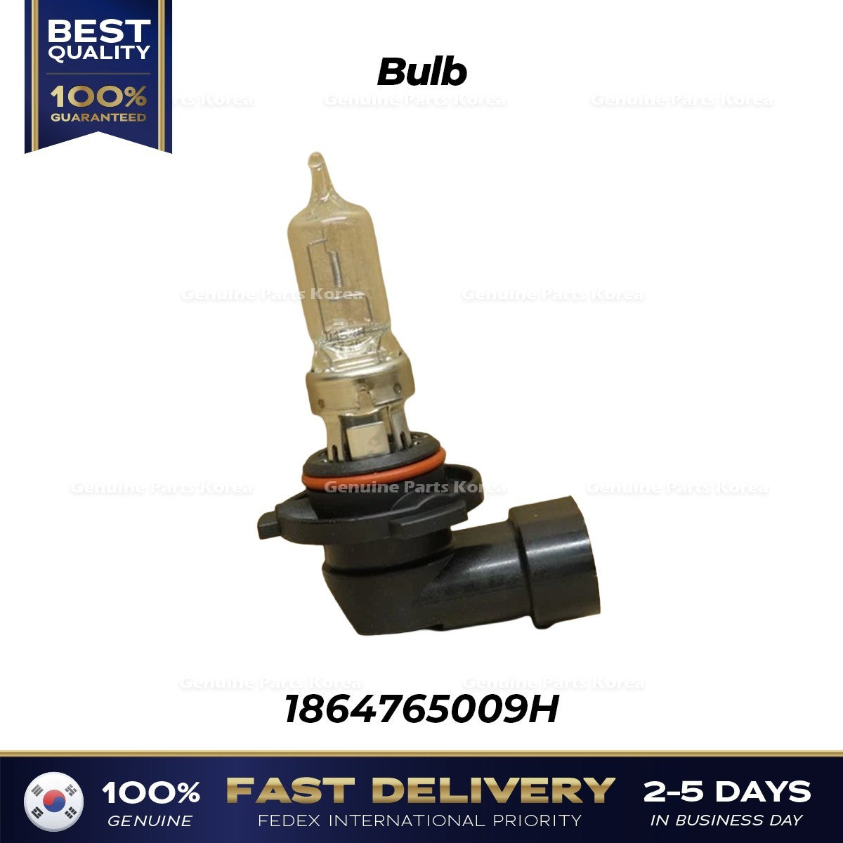 Genuine Bulb 1864765009H for Hyundai Kia