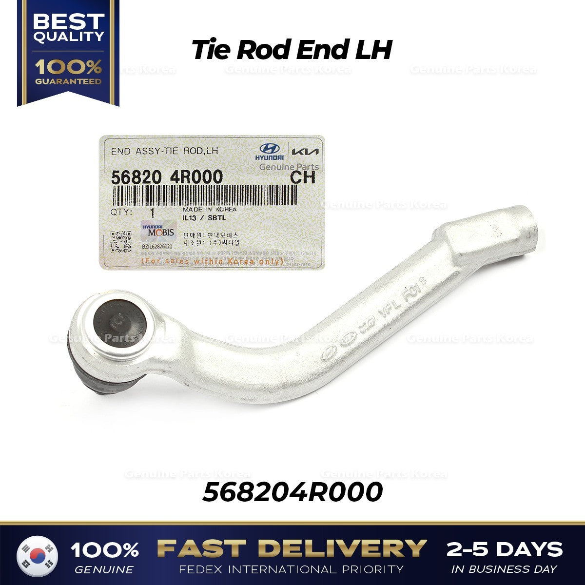 Genuine Tie Rod End LH 568204R000 for Hyundai Sonata Hybrid