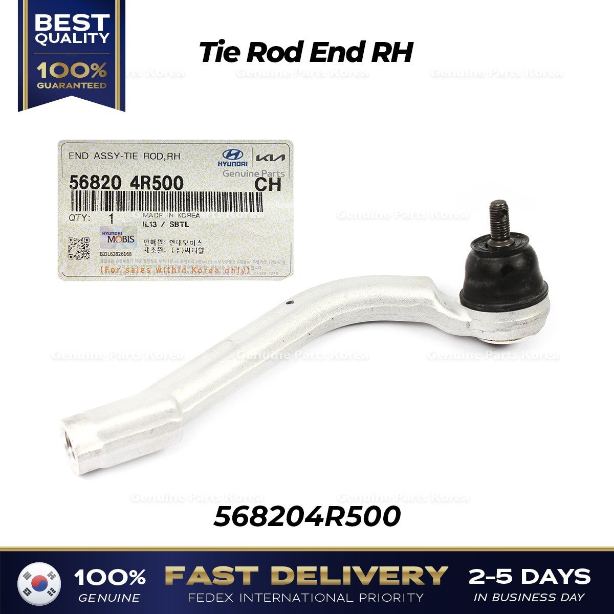 Genuine Tie Rod End RH 568204R500 for Hyundai Sonata Hybrid