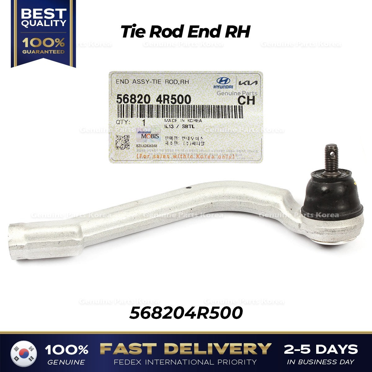 Genuine Tie Rod End RH 568204R500 for Hyundai Sonata Hybrid