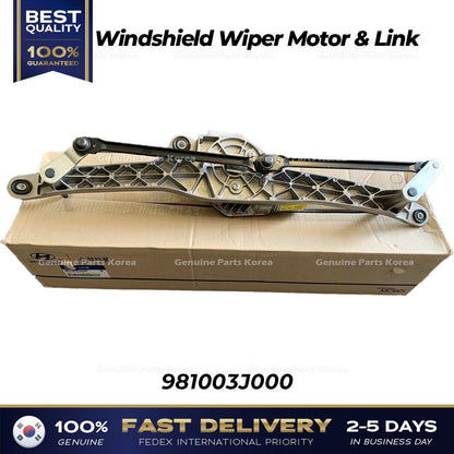 Genuine Windshield Wiper Motor & Link 981003J000 for Hyundai Veracruz