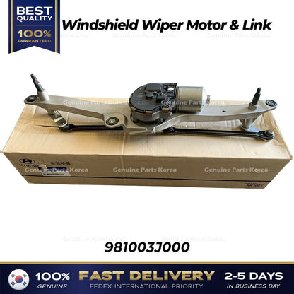 Genuine Windshield Wiper Motor & Link 981003J000 for Hyundai Veracruz