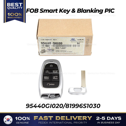 Genuine FOB Smart Key & Blanking PIC 95440GI020 for Hyundai Ioniq 5