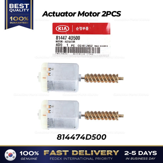 Genuine Actuator Motor 2PCS 814474D500 for Kia Sedona