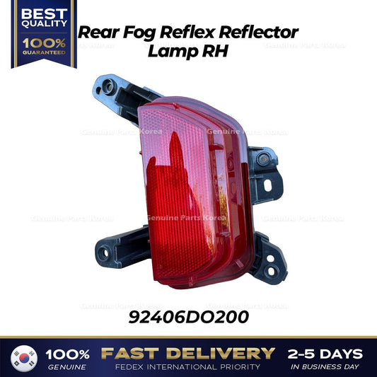 Genuine Rear Fog Reflex Reflector Lamp RH 92406DO200 for Kia EV9