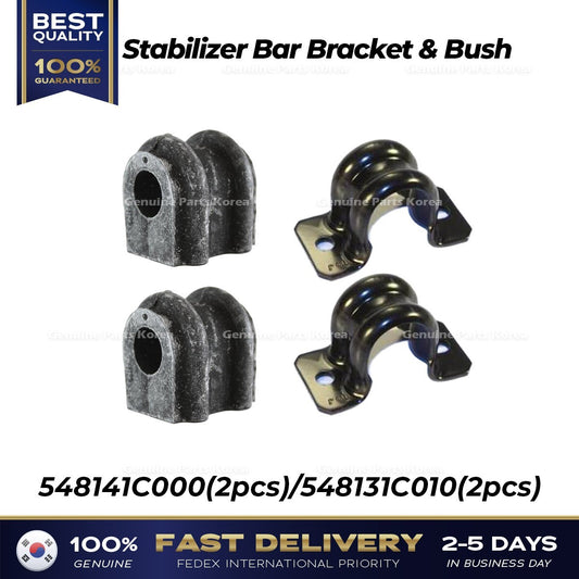 Genuine Stabilizer Bar Bracket & Bush 548141C000 548131C010 for Hyundai Getz