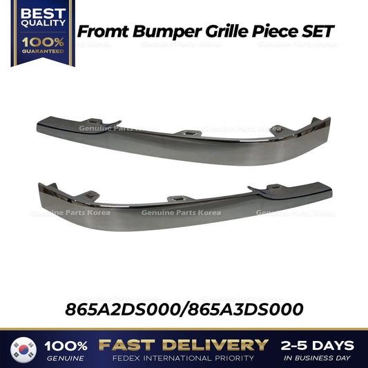 Genuine Fromt Bumper Grille Piece SET 865A2DS000 865A3DS000 for GV70