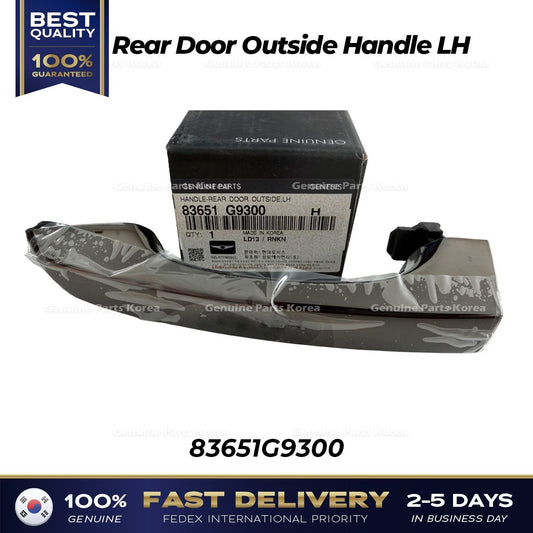 Genuine Rear Door Outside Handle LH 83651G9300 for Hyundai Genesis G70