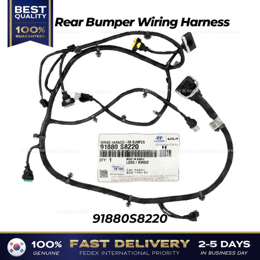 Genuine Rear Bumper Wiring Harness 91880S8220 for Hyundai Palisade