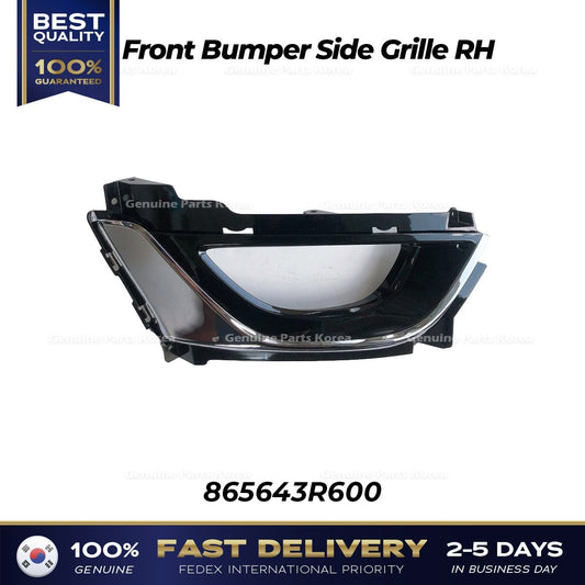 Genuine Front Bumper Side Grille RH 865643R600 for Kia Cadenza