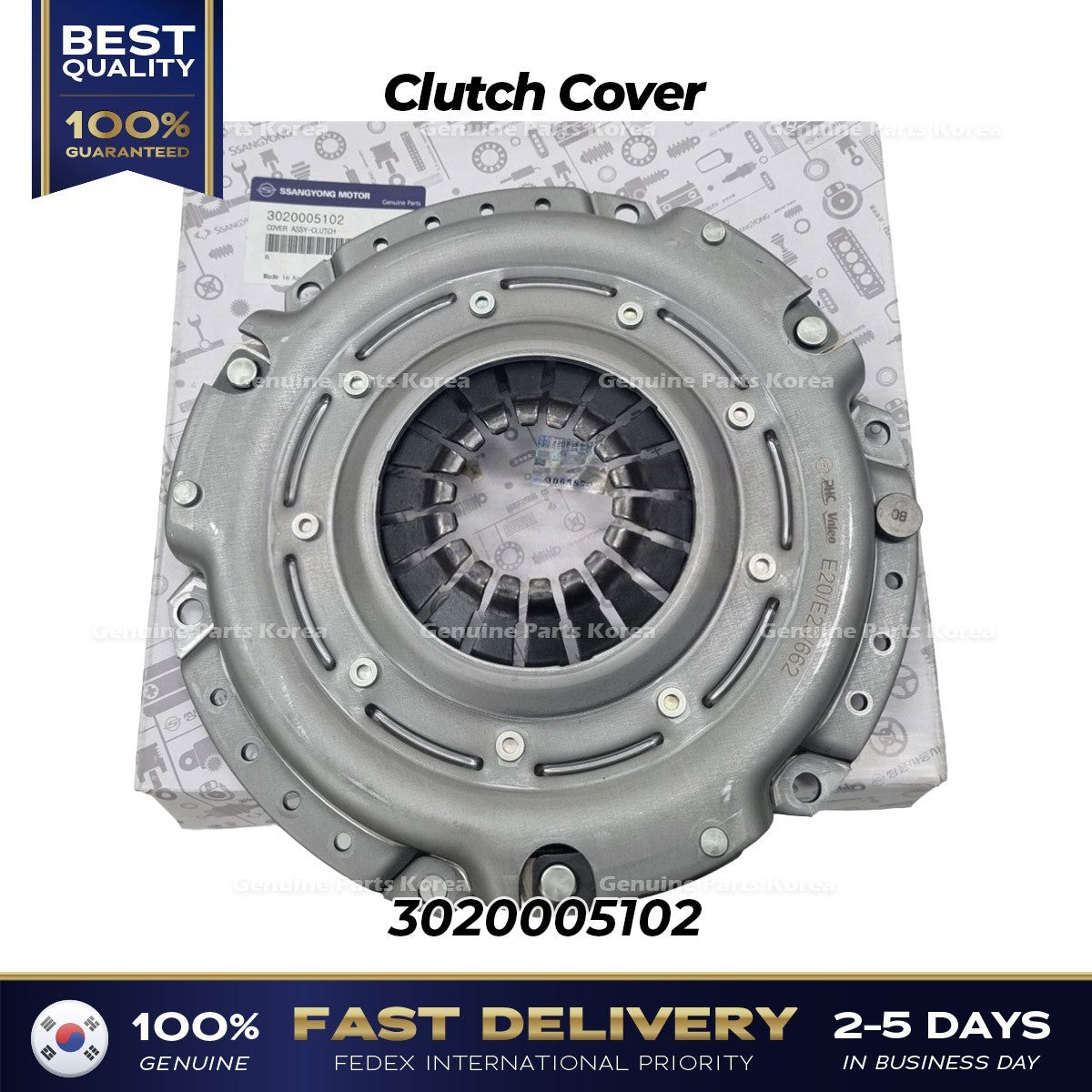 Genuine Clutch Cover 3020005102 for Ssangyong Musso Korando