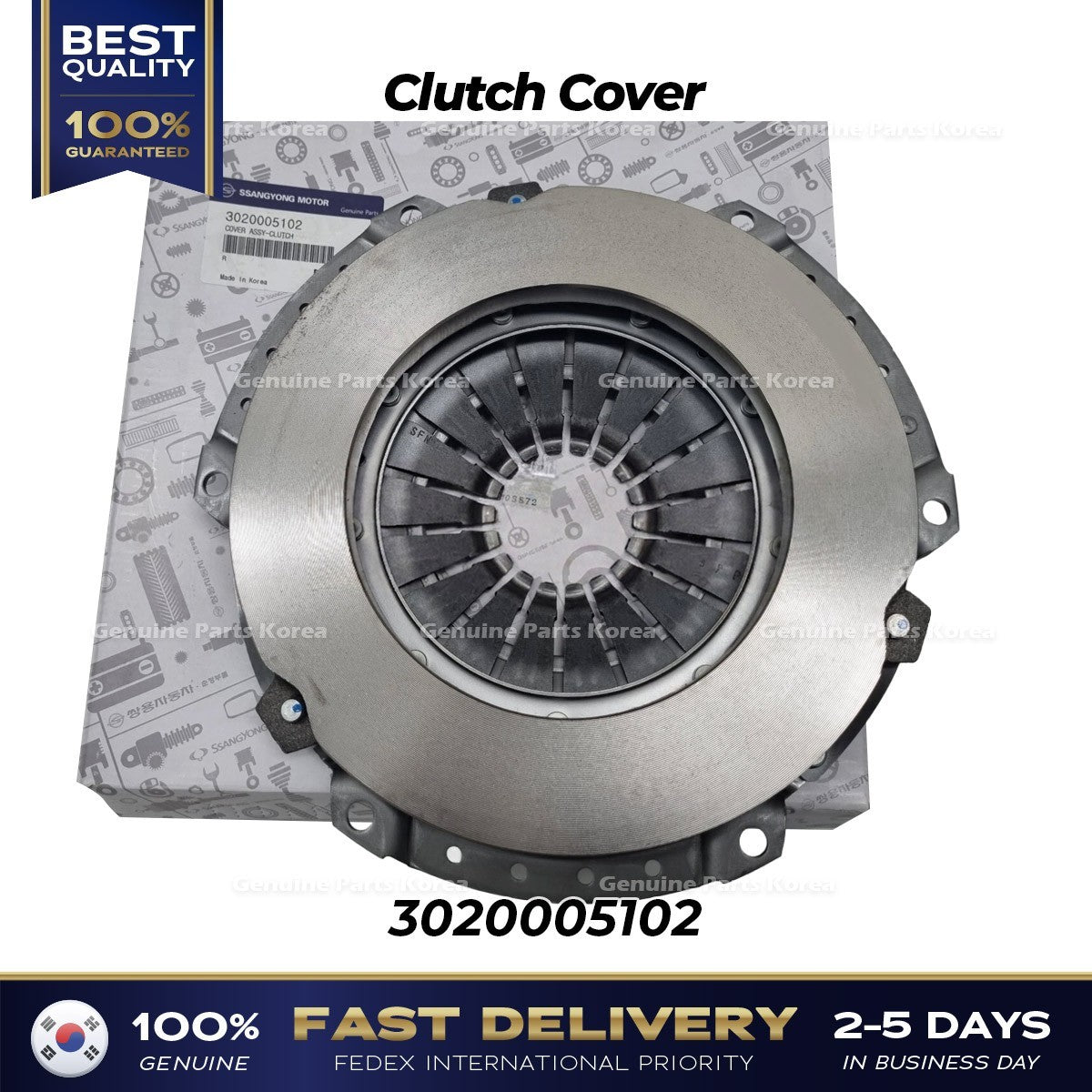 Genuine Clutch Cover 3020005102 for Ssangyong Musso Korando