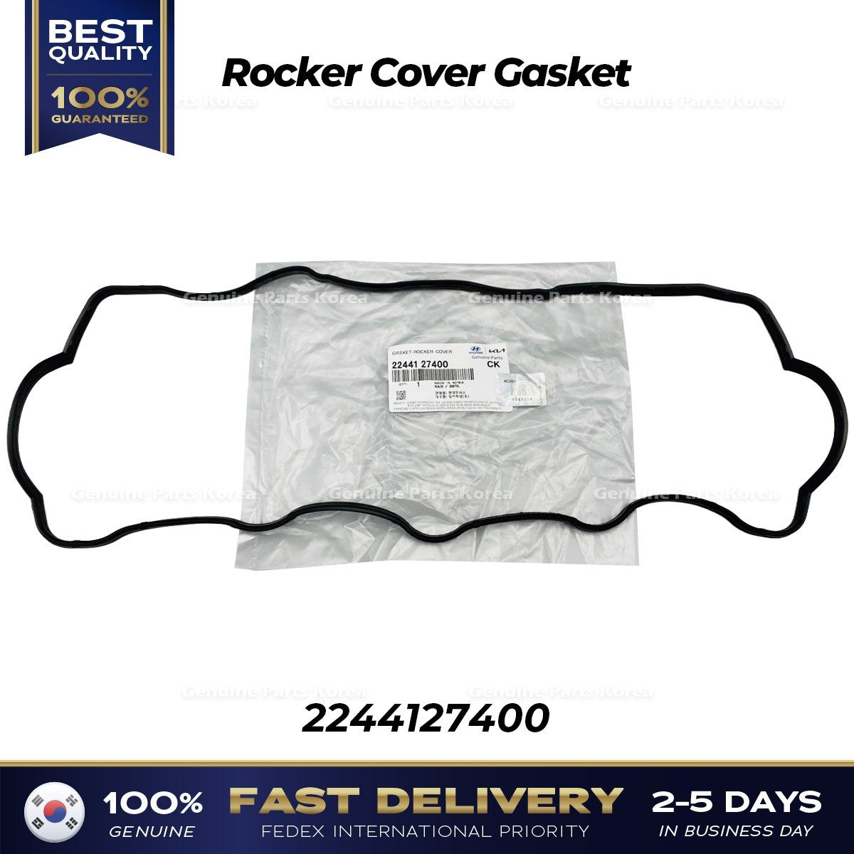 Genuine Rocker Cover Gasket 2244127400 for Hyundai Tucson Kia Sportage