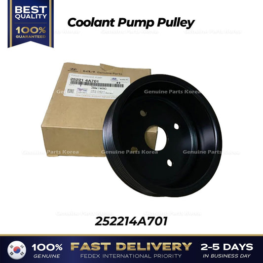 Genuine Coolant Pump Pulley 252214A701 for Hyundai H1 Grand Starex