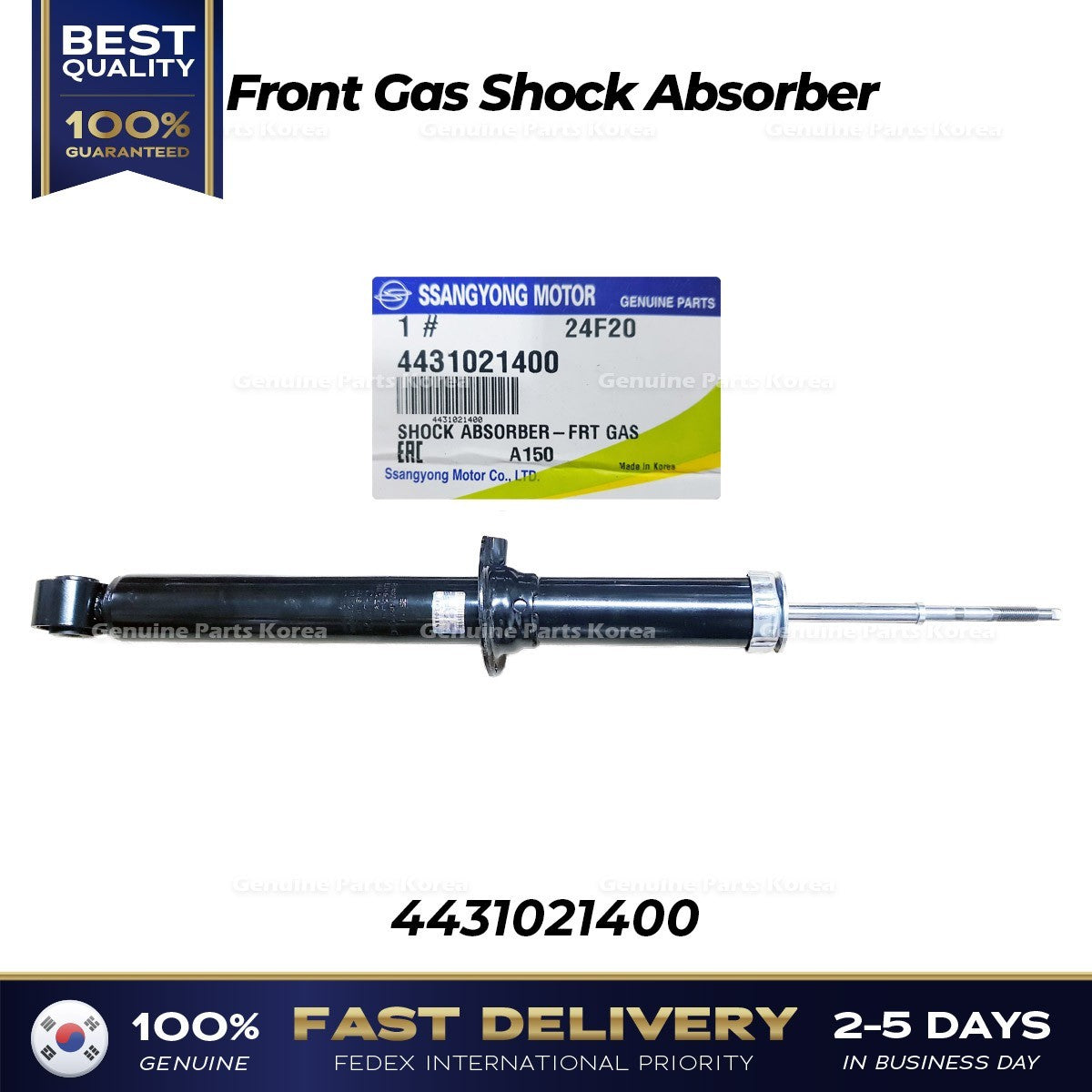 Genuine Front Gas Shock Absorber 4431021400 for Ssangyong Korando Turismo