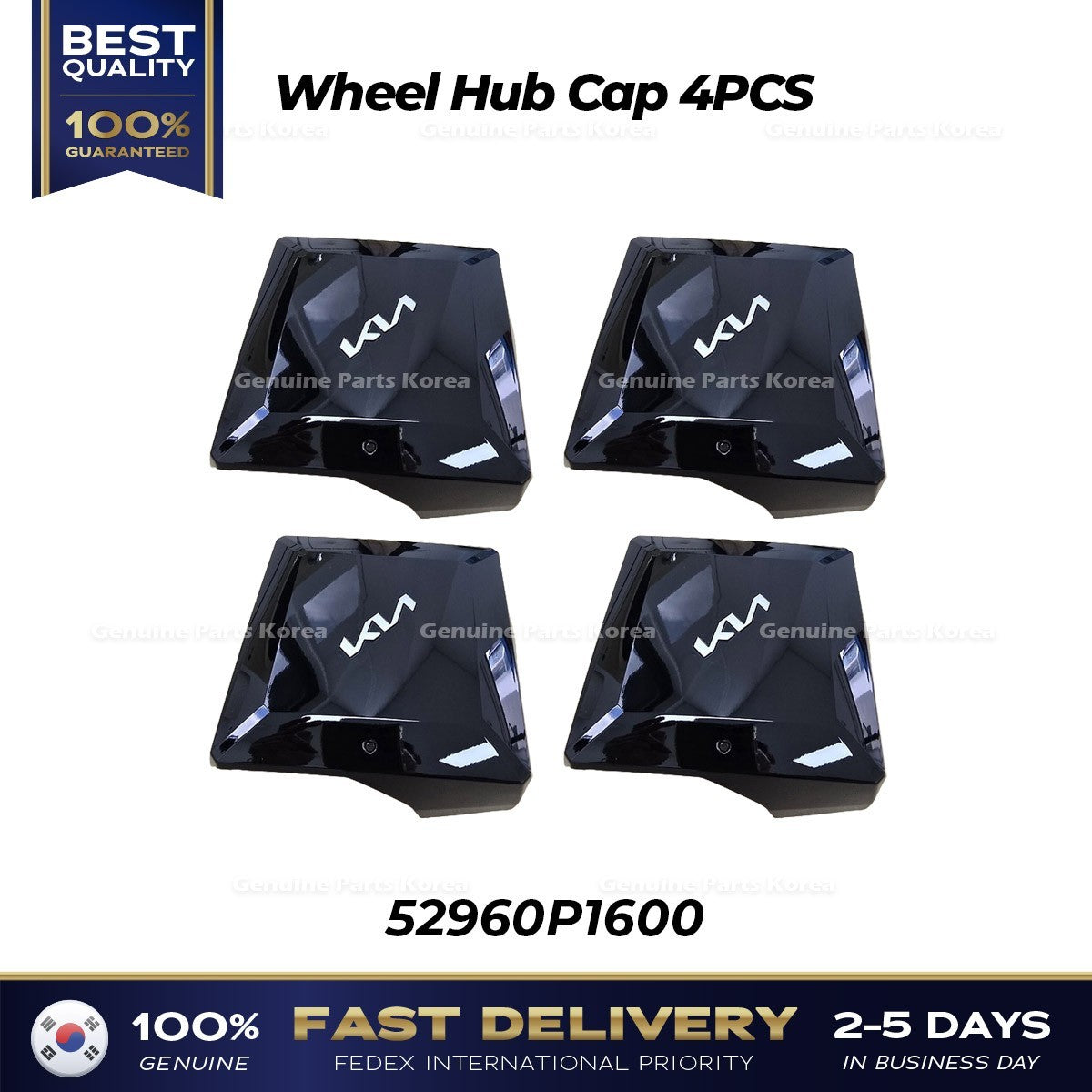 Genuine Wheel Hub Cap 4PCS 52960P1600 for Kia Sportage
