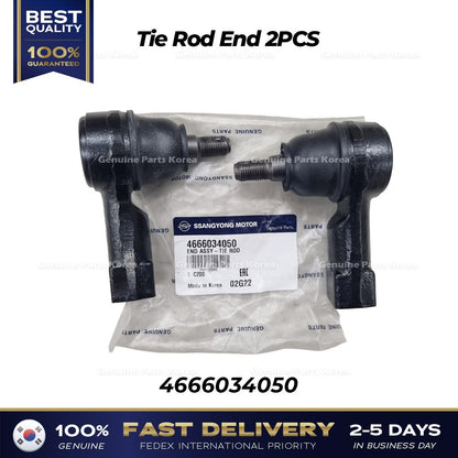 Genuine Tie Rod End 2PCS 4666034050 for Ssangyong Korando C