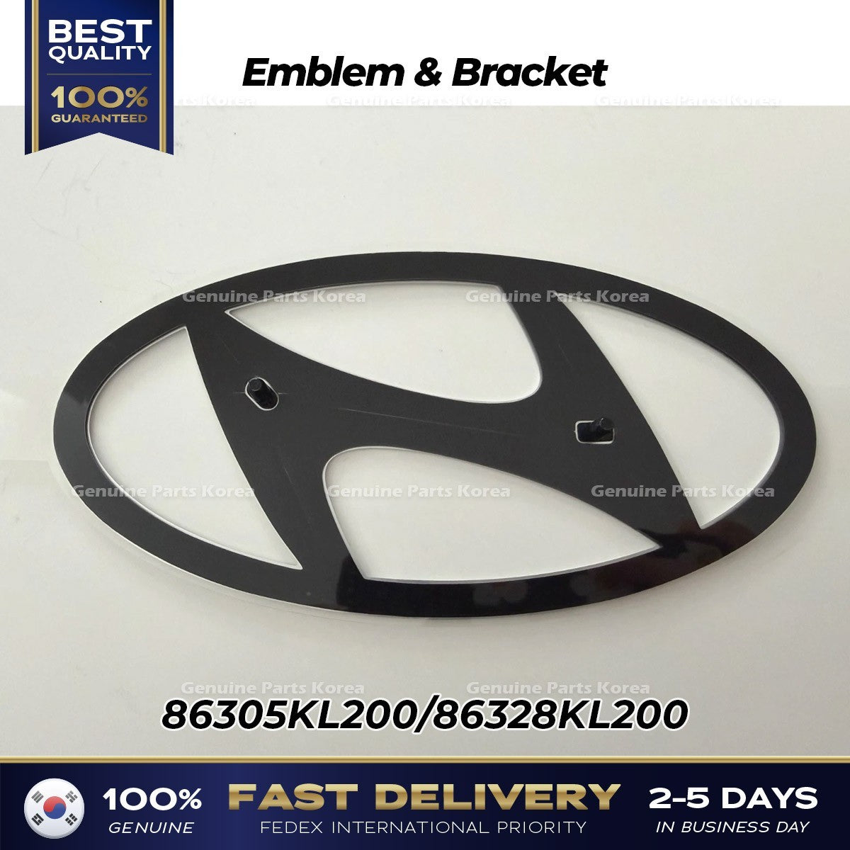 Genuine Emblem & Bracket 86305KL200 86328KL200 for Hyundai Ioniq 6