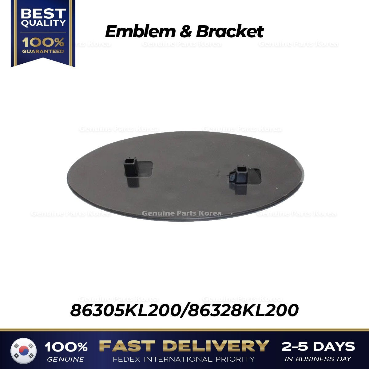 Genuine Emblem & Bracket 86305KL200 86328KL200 for Hyundai Ioniq 6