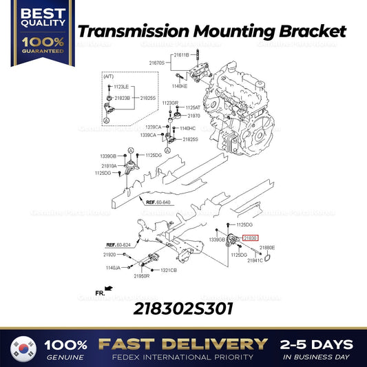 Genuine Transmission Mounting Bracket 218302S301 for Hyundai Tucson