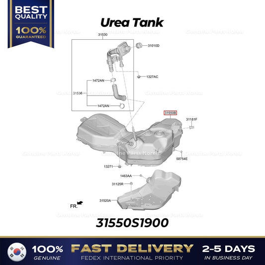 Genuine Urea Tank 31550S1900 for Hyundai Santa Fe