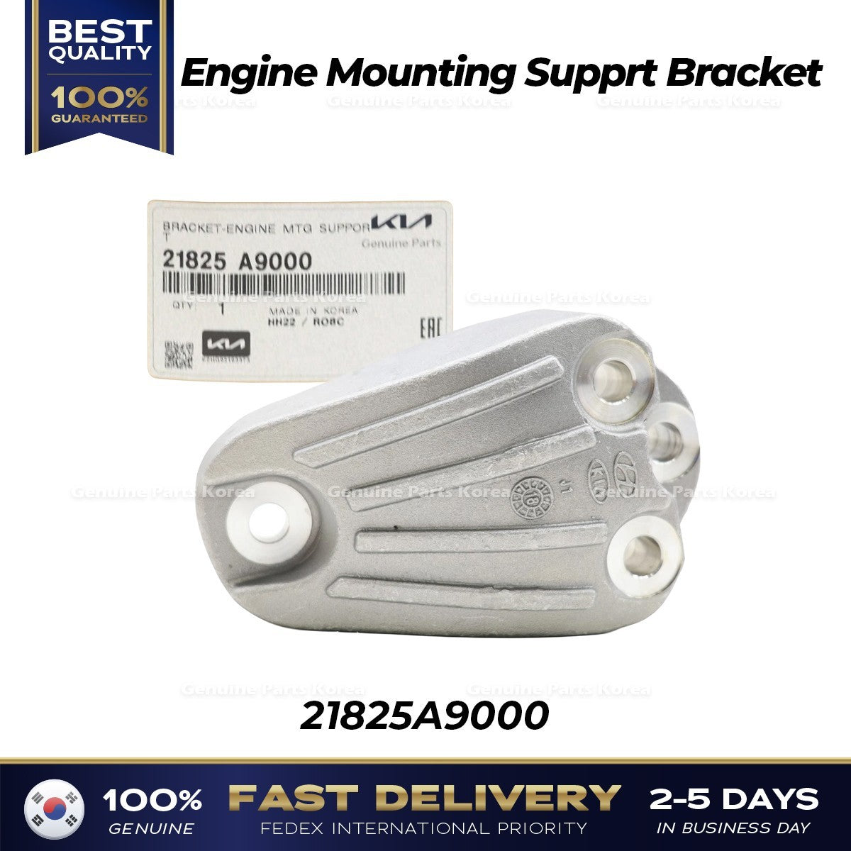 Genuine Engine Mounting Support Bracket 21825A9000 for Kia Sedona Sorento