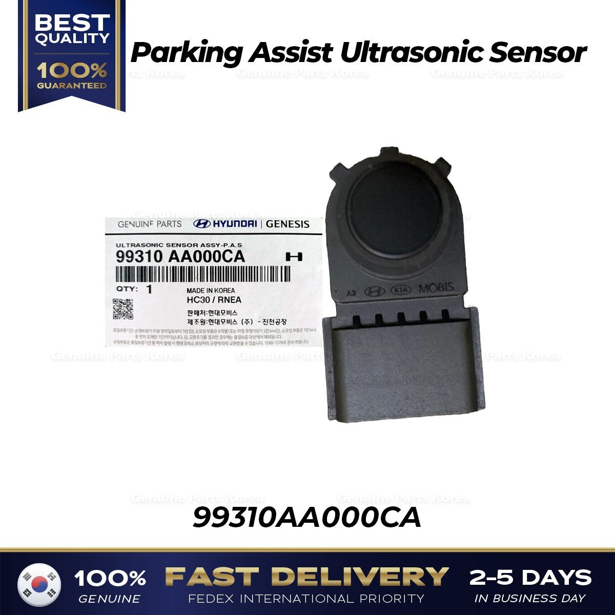 Genuine Parking Assist Ultrasonic Sensor 99310AA000CA for Hyundai Elantra