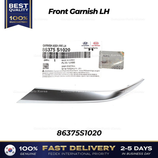 ⭐Genuine⭐ Front Garnish LH 86375S1020 for Hyundai Santa Fe