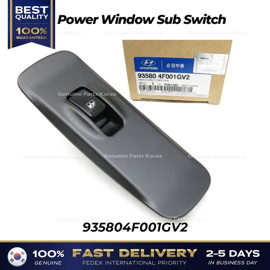 ⭐Genuine⭐ Power Window Sub Switch 935804F001GV2 for Hyundai Porter II