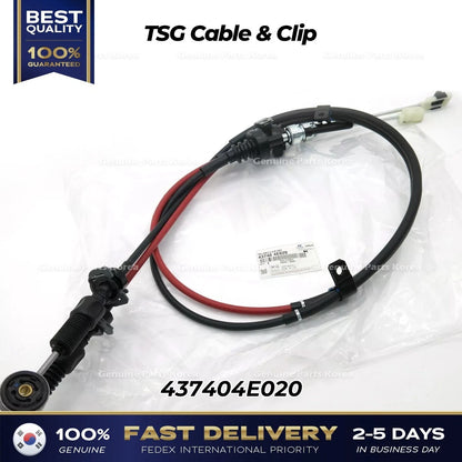 Genuine TSG Cable & Clip 437404E020 for Kia Bongo III K2500