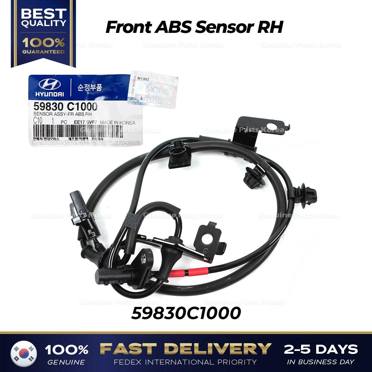 ⭐Genuine⭐ Front ABS Sensor RH 59830C1000 for Hyundai Sonata